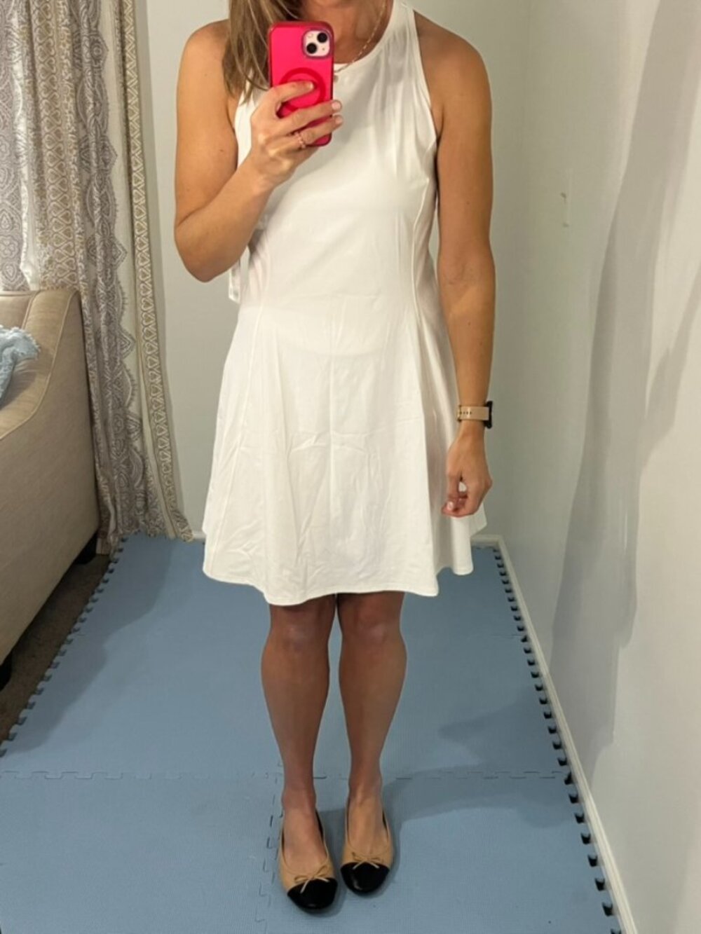 Lululemon Ace Advantage Dress White Size Large NWT